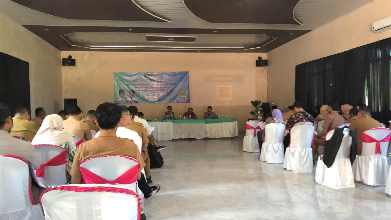 Pemkab Lampung Selatan Gelar Konsultasi Publik RDTR Kecamatan Jati Agung